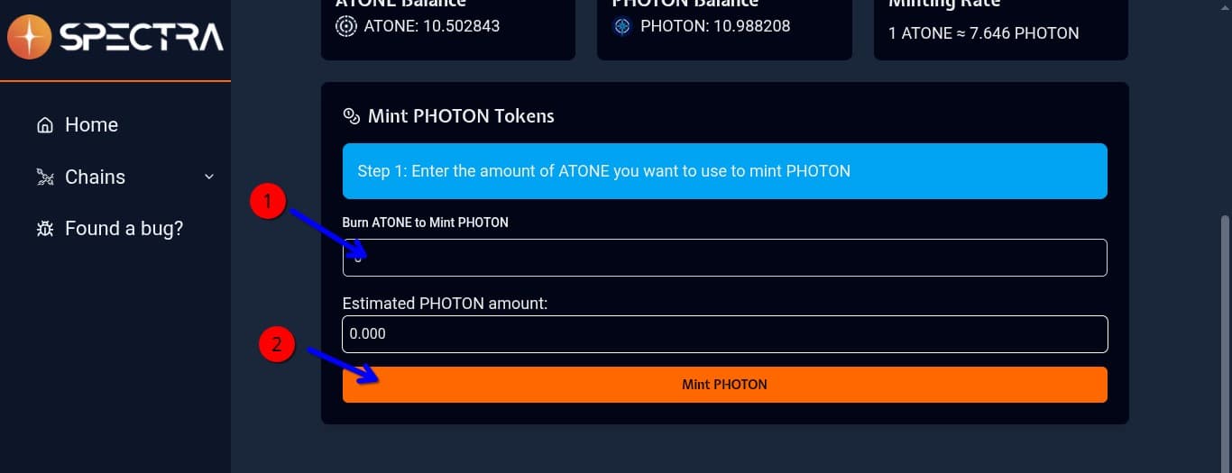 Spectra Mint Photon